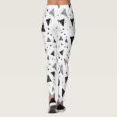 スタイリッシュ快適で伸縮性のある生地8 レギンス (裏面)