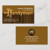 スタイリッシュ手利文木垣工務店 名刺 (正面/裏面)