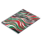 スタイリッシュ抽象デザイン付きノートはっきりした ノートブック (左側)