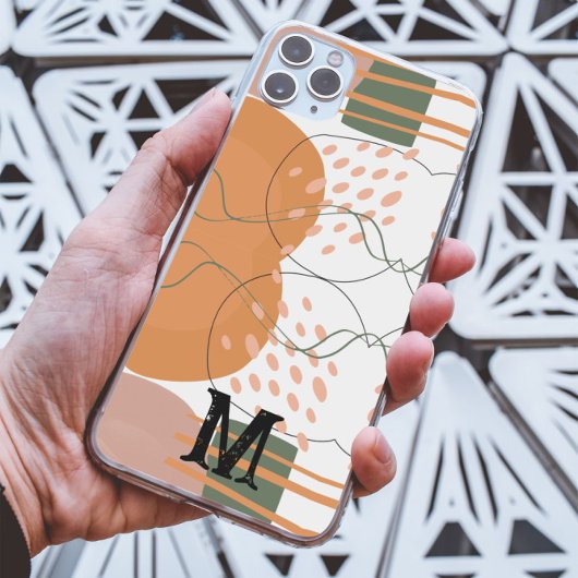 スタイリッシュ抽象芸術カスタムモダンモノグラム美学 Case-Mate iPhoneケース