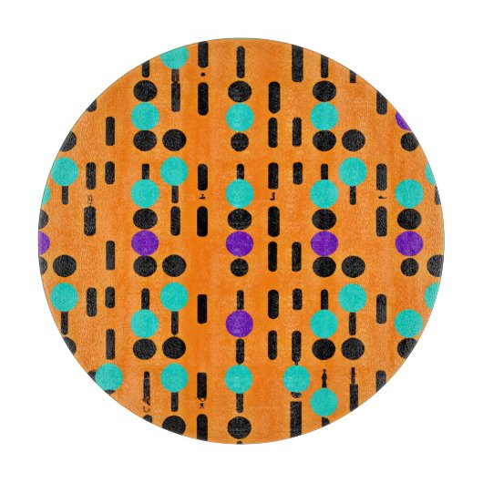 スタイリッシュ抽象芸術パターンデザイン カッティングボード (正面)