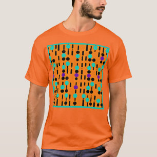 スタイリッシュ抽象芸術パターンデザイン Tシャツ