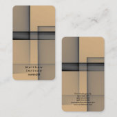 スタイリッシュ抽象芸術プモダンライプロフェッショナル管理者 名刺 (正面/裏面)