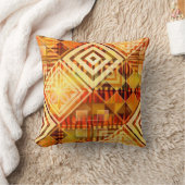 スタイリッシュ抽象芸術幾何学芸術秋枕 クッション (ブランケット)