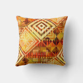 スタイリッシュ抽象芸術幾何学芸術秋枕 クッション (裏面)