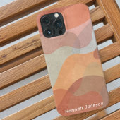 スタイリッシュ抽象芸術水の色モノグラカラフルム名 Case-Mate iPhoneケース