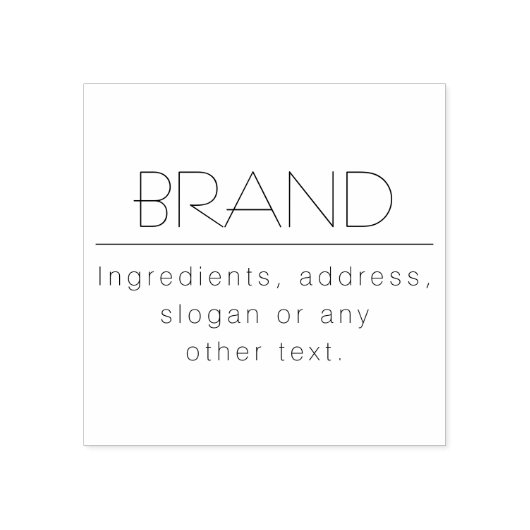 スタイリッシュ数々の目的 ラバースタンプ (インプリント)