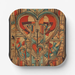 スタイリッシュ数々の色 ペーパープレート