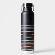 スタイリッシュ新学期カラフルストライプモノグラム