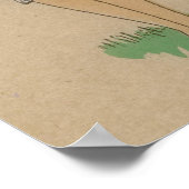 スタイリッシュ春フラッパ20ズ・レディース ポスター (角)