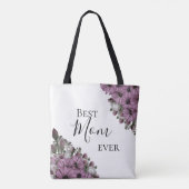 スタイリッシュ最高のフローラ トートバッグ (裏面)