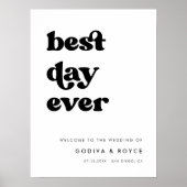 スタイリッシュ最高のレトロな結婚日 ポスター (正面)