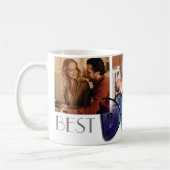 スタイリッシュ最高のDada Ever手書き写真3枚 コーヒーマグカップ (左)