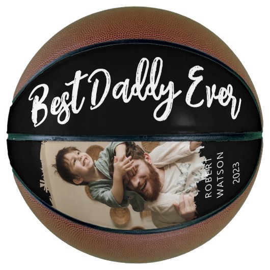 スタイリッシュ最高のDaddy Ever Brashed Effect写真 バスケットボール (正面)