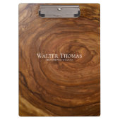 スタイリッシュ木モダン製カスタムクリップボード クリップボード (正面)