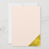 スタイリッシュ桃のスクリプト結婚式の日付を保存 セーブザデート (裏面)