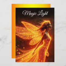 スタイリッシュ森のピクシーかわいい火の輝く王女