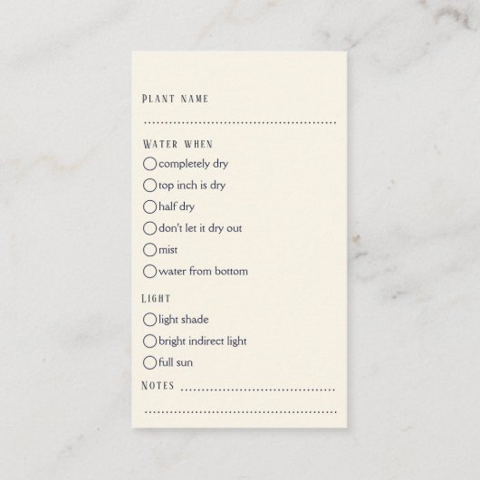 スタイリッシュ植気に物ガイモダンド植物ポット エンクロージャーカード (裏面)