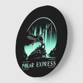 スタイリッシュ極表現列車 ラージ壁時計 (傾斜)