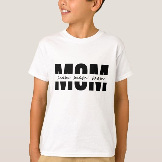 スタイリッシュ母ギフト | 母の日にぴったりの Tシャツ (正面)