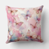 スタイリッシュ水彩蝶装飾用クッション クッション (裏面)