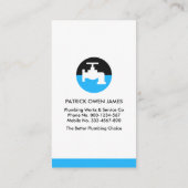 スタイリッシュ水栓漏れ 名刺 (裏面)