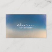 スタイリッシュ海ブルーソープのクリスタルテクスチャ 名刺 (正面)