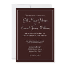 スタイリッシュ濃い梅とグレー結婚ズ