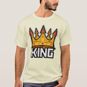 スタイリッシュ王冠Tシャツ Tシャツ