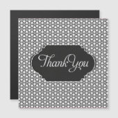 スタイリッシュ白黒六角パターン (正面/裏面)