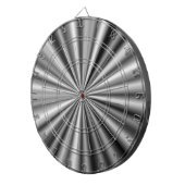 スタイリッシュ白黒灰色銀色 ダーツボード (正面右)