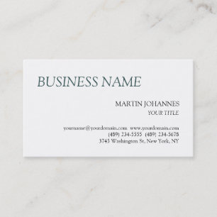 スタイリッシュ石板グレー白黒名刺 名刺