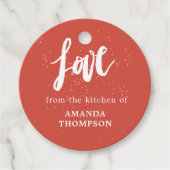 スタイリッシュ積雪の休日焼いた商品ギフト フェイバータグ (正面)