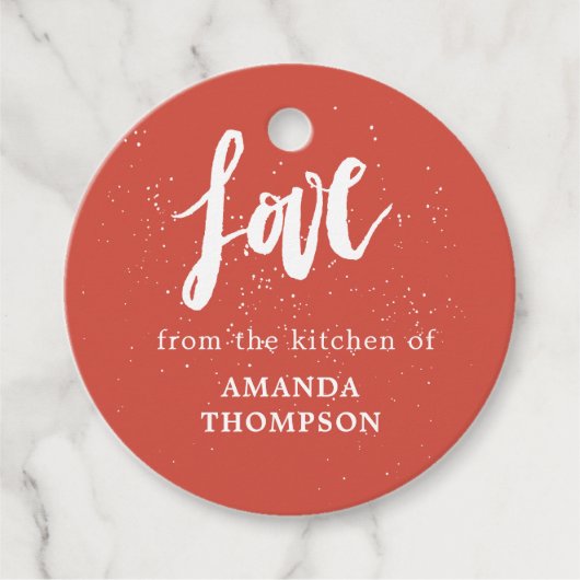 スタイリッシュ積雪の休日焼いた商品ギフト フェイバータグ (正面)