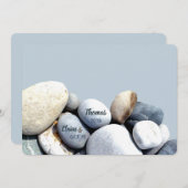 スタイリッシュ素朴名モダン前の結婚小石 (正面/裏面)