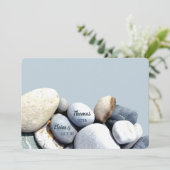 スタイリッシュ素朴名モダン前の結婚小石 (スタンド正面)