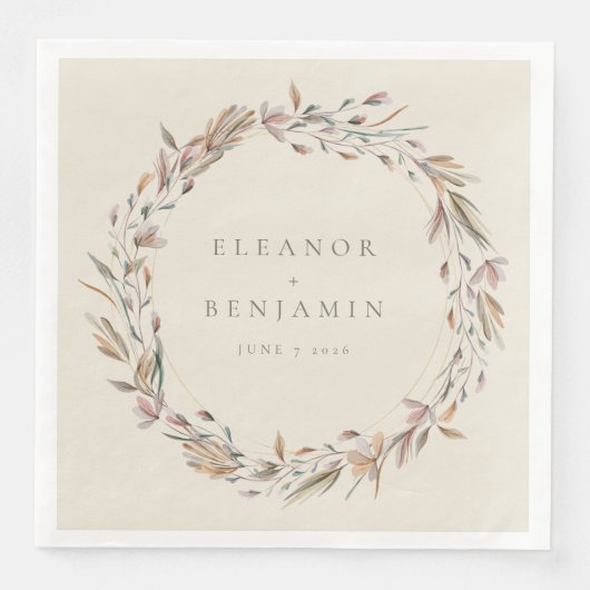 スタイリッシュ素朴自然Botanical Custom Weding (正面)