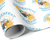 スタイリッシュ結婚オクトーバーフェスト ラッピングペーパー (ロールコーナー)