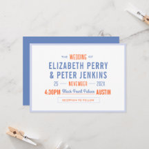 スタイリッシュ結婚カラフルレトロ