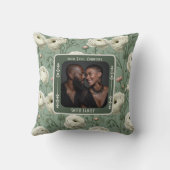 スタイリッシュ結婚周年記念装飾用クッション クッション (裏面)