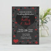 スタイリッシュ結婚式招待状 招待状 (スタンド正面)