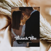 スタイリッシュ結婚感謝していYou Photo Card 案内状