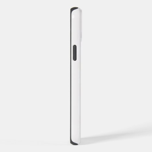 スタイリッシュ線エレガントフローラ茶色ピンク iPhoneケース (右側面)