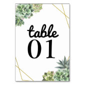 スタイリッシュ肉結婚質 テーブルナンバー (正面)