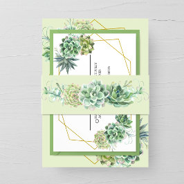 スタイリッシュ肉結婚質 招待状ベリーバンド