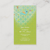 スタイリッシュ育児名刺 名刺 (裏面)