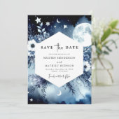 スタイリッシュ自然月結婚月 セーブザデート (スタンド正面)