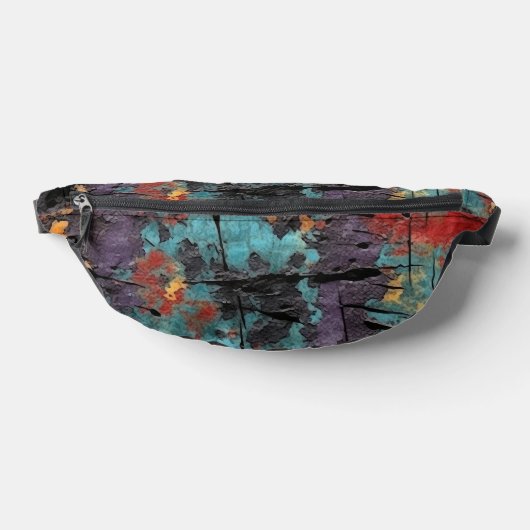 スタイリッシュ色数々の抽象芸術パターンFanny Pack ファニーパック (レイダウン)