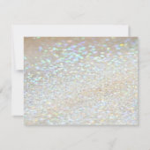 スタイリッシュ華エレガントやかなデイジーリハーサルディナー 招待状 (裏面)