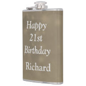 スタイリッシュ誕生日おめでとう フラスク (左)